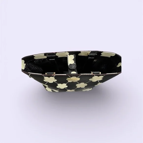 Kate Spade Mini Black and Cream Floral Tote - Picture 5 of 7